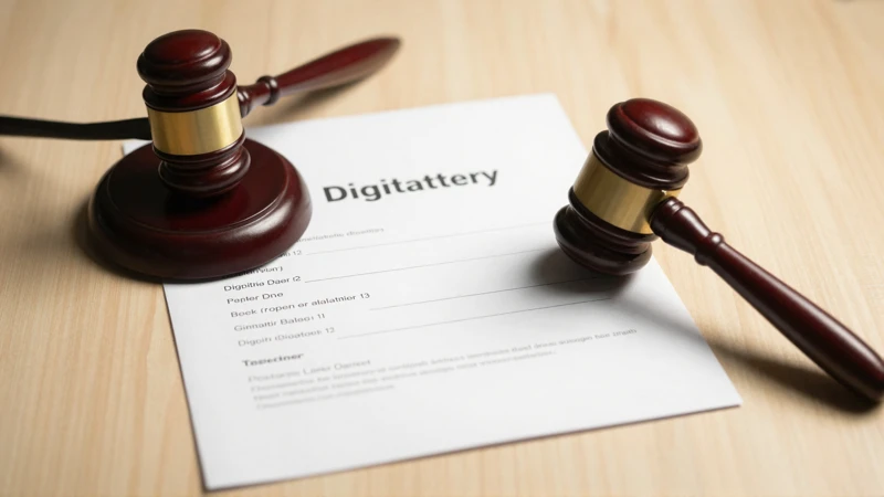 El sello digital legitima documentos con luz cálida