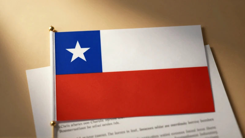 Bandera de Chile, documento legal, luz cálida