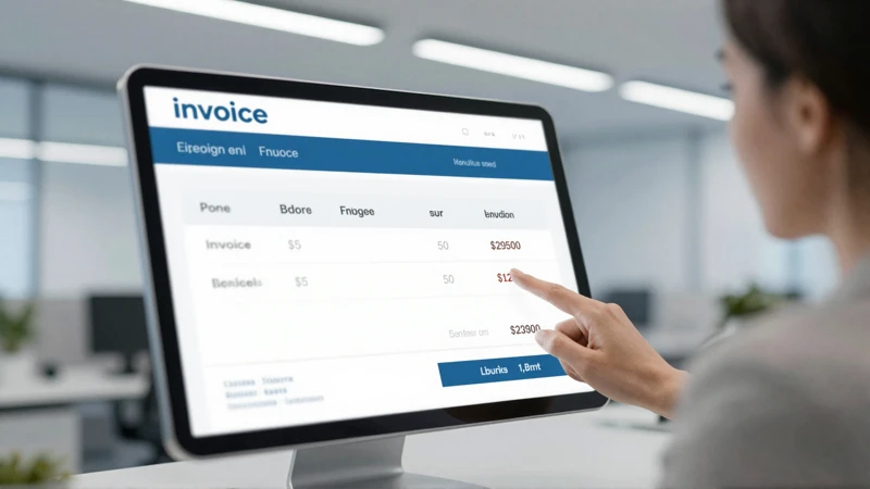 La empresaria usa facturas digitales en oficina