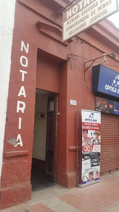 Oficina notarial Notaría Myriam Escobar Díaz en la ciudad de Av. José Manuel Balmaceda 316